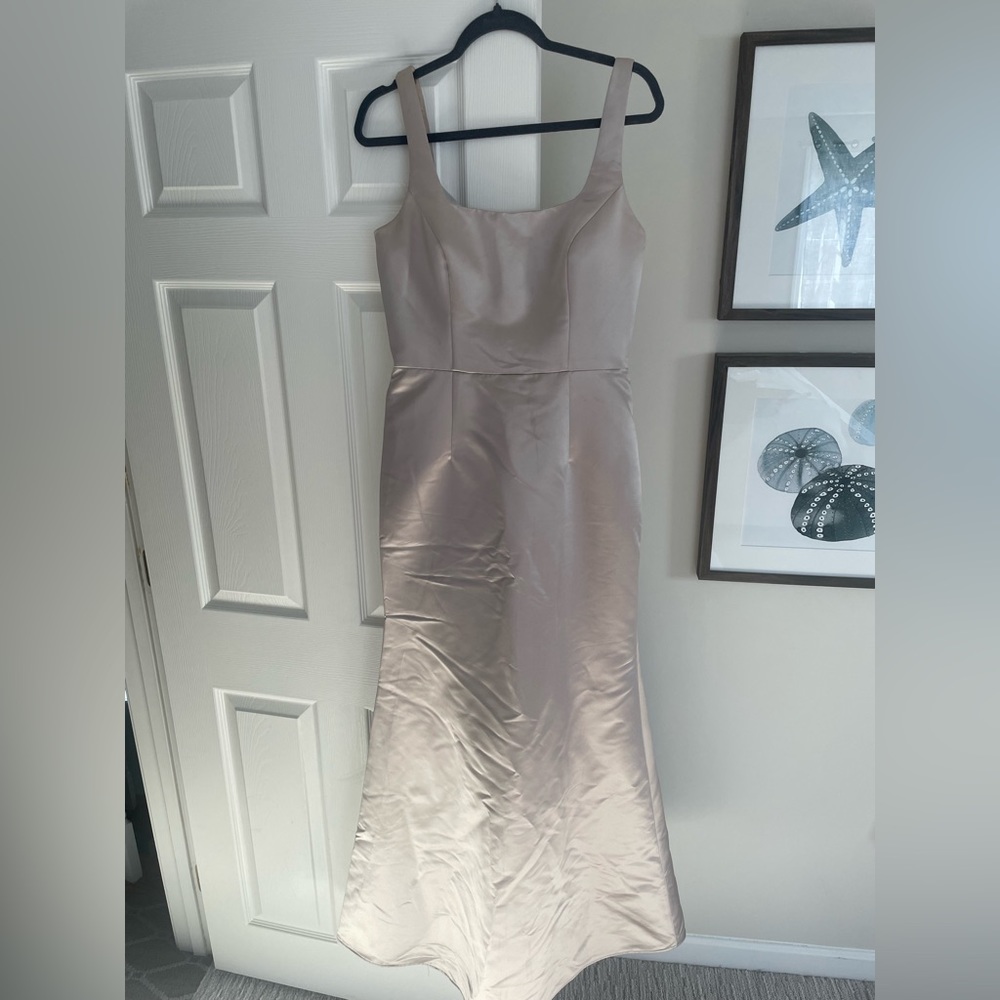 Hayley Paige Occasions Elegant Beige Wedding Dress